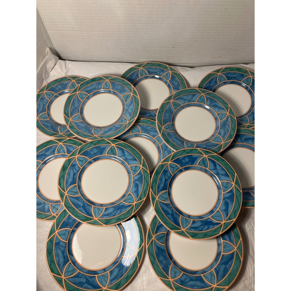 Victoria Beale Forbidden Fruit 9024 Fine Translucent Porcelain Dessert Plates